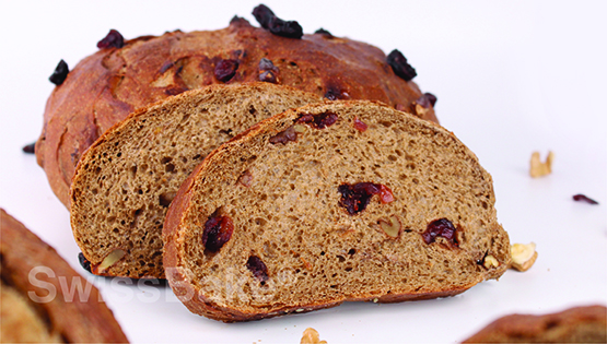 Walnut and Cranberry Sourdough Bread